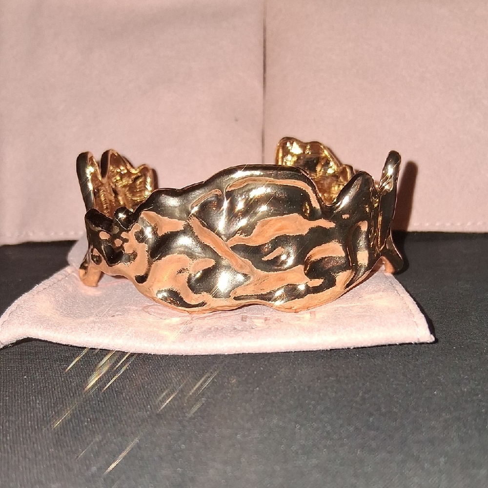 Elegant Gold Filled Women's Cuff Bracelet